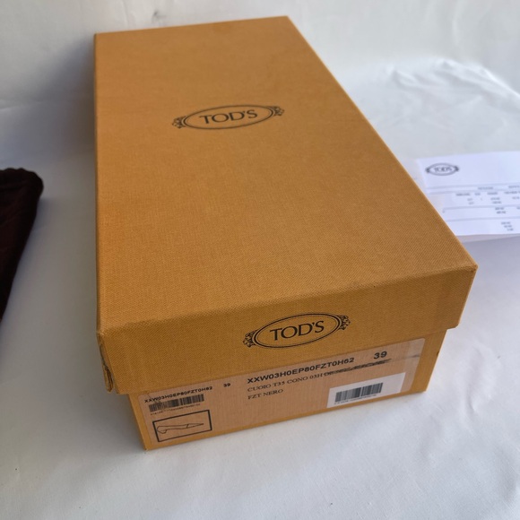 Shoes box Tod's , dust bag and receipt - Picture 8 of 10